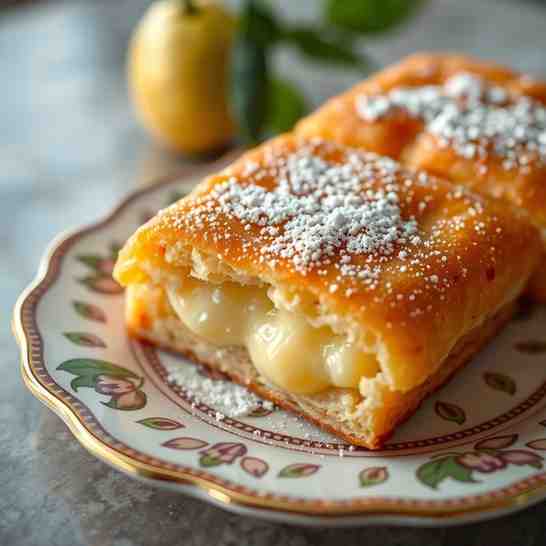 Kanafeh - Crispy Cheese Pastry Recipe Sweet